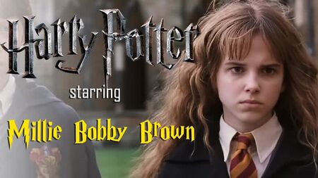 [DEEPFAKE] HARRY POTTER CON MILLIE BOBBY BROWN NEL RUOLO DI HERMIONE GRANGER