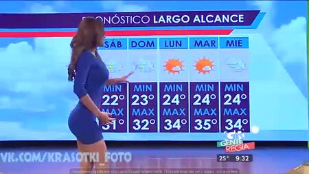 La conduttrice del meteo Yanet Garcia (porno, sesso, erotismo, sedere, booty, anale, tette, boobs, Brazzers)