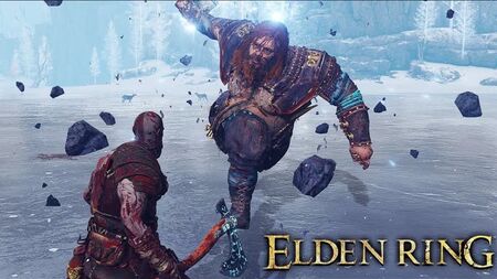 Scontro con il boss KRATOS VS THOR — God of War Ragnarök X ELDEN RING