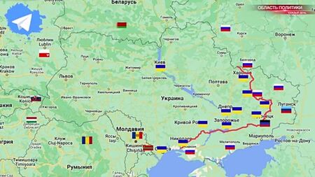 Mappa delle operazioni militari in Ucraina 2022 al 4 agosto - Operazione speciale in Ucraina