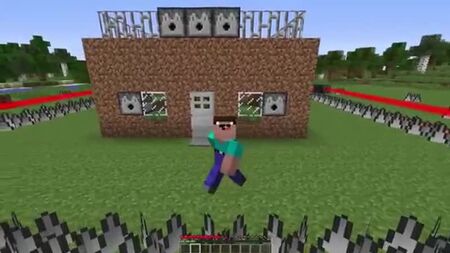 UN PRINCIPIANTE HA COSTRUITO UNA CASA PROTETTA IN MINECRAFT! UN PRINCIPIANTE CONTRO SCORPIONI E UNA TRAPPOLA PER TROLLE IN MINECRAFT