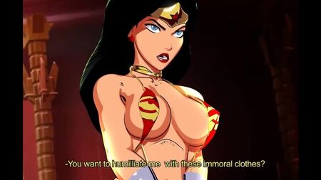 Wonder Woman, danza erotica, hentai dei fumetti DC