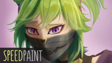Kuki Shinobu | Genshin Impact [SPEEDPAINT]
