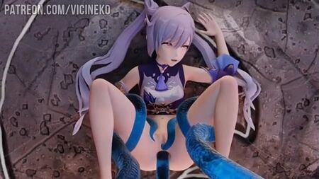 Keqing | Genshin Impact | NSFW | Hentai | Porno | Ke Qing | 18+ tentacoli