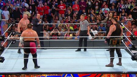 [#My1] Brock Lesnar (c.) contro Braun Strowman contro Roman Reigns contro Samoa Joe per il titolo di Campione Universale della WWE