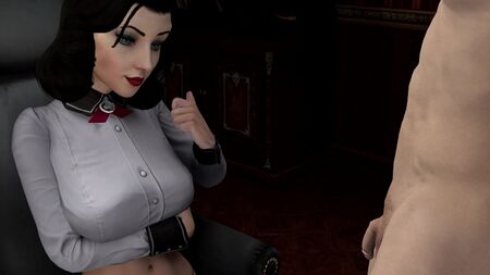 Elizabeth SPH Premature (Porno hentai 3D, umiliazione per pene piccolo, femdom, фемдом, хентай порно, sesso, xxx, sesso, cartoni animati per adulti)