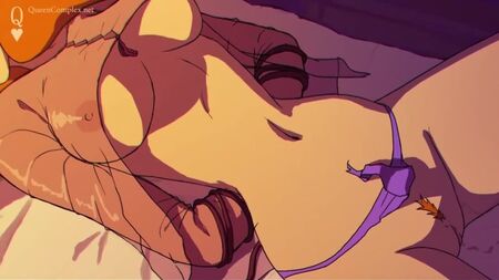 Breve animazione porno in 2D di Queencomplex: Daphne, Scooby Doo, hentai, R34, Rule34, violento