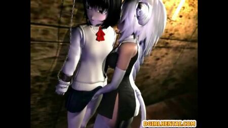Una trans hentai ghetto si è fatta scopare mentre era incatenata