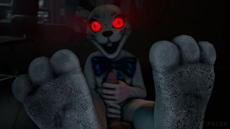 Parodia porno pelosa yiff FNAF Vanny, violazione della sicurezza in FNAF 9
