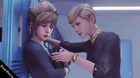 Futanari, porno futa, Kate, Life is Strange, Pixel-Perry, Victoria Chase, animazione, Blender, audio, webm