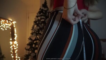Claudy ASMR - Misurazione del sedere in leggings - Video extra per il raggiungimento dell'obiettivo di 2000 sostenitori