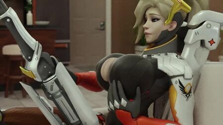 OVERWATCH MERCY SI RILASSA, SENI GIGANTI IN CRESCITA, TETTE ENORMI, PORNO MASTURBAZIONE SFM HENTAI SESSO 3D (18+)