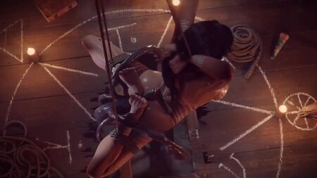 Lara Croft: spettacolo di bondage con tentacoli.mp4
