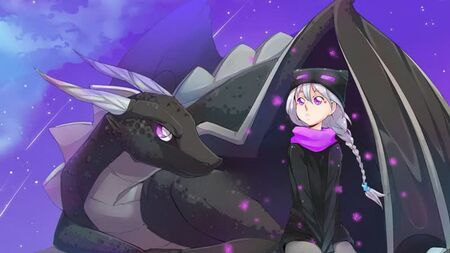Ender Dragon Girl | anime di Minecraft