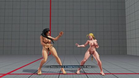Street Fighter V — Laura e Cammy (BB Muscle) Mod nudità