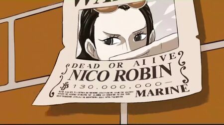 Nico Robin scopata dai marine (One Piece)