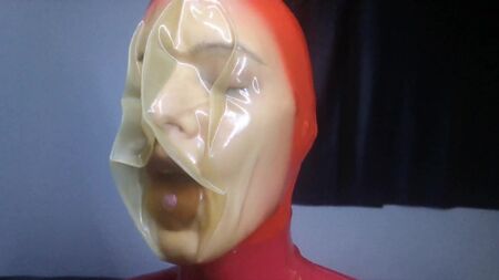 Maschera in lattice per giochi respiratori