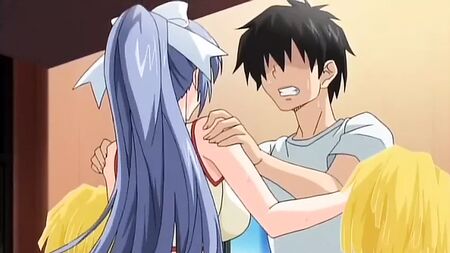 Paizuri Cheerleader Vs Sakunyuu Ouendan - Anime hentai (2014)